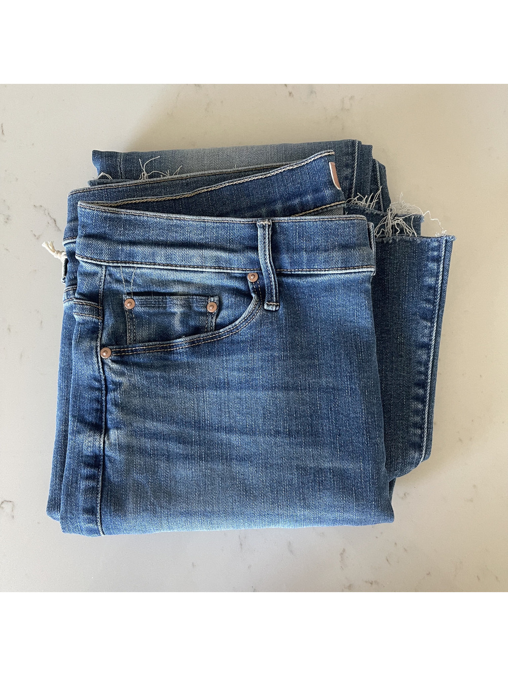 MOTHER Jeans - The Weekender Fray - Wash: Ride Hard Live Louder - Size 33 - NWT